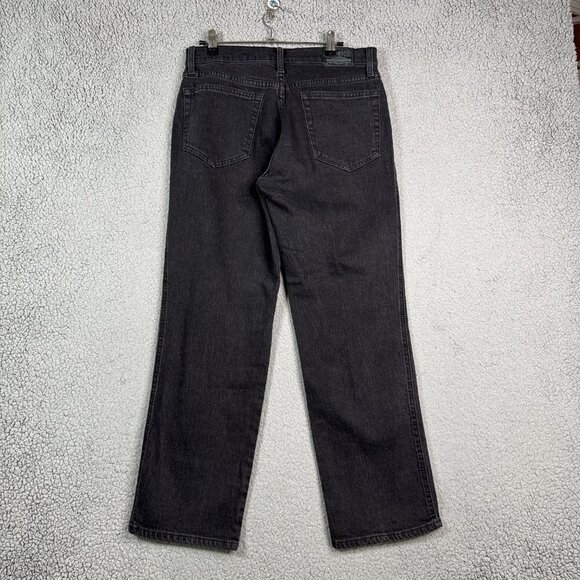 Lucky Brand Jeans Women Size 6/26 Washed Black Authentic Straight Crop Stretch - Picture 4 of 13